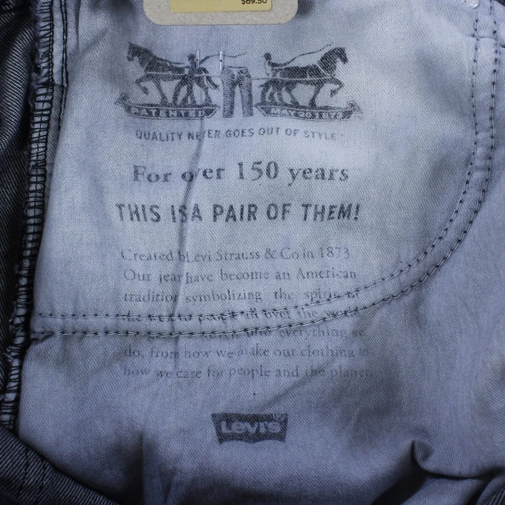 Levi's 511 Slim Fit Men's Jeans – Blackout, Size‎ W34 x L30